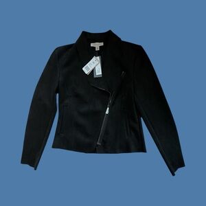PHILOSOPHY *NWT* XS Vegan Suede Jacket Black